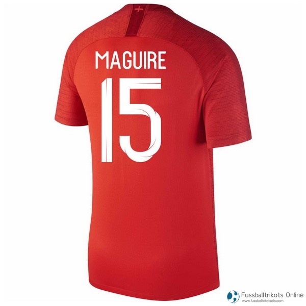 England Trikot Auswarts Maguire 2018 Rote Fussballtrikots Günstig